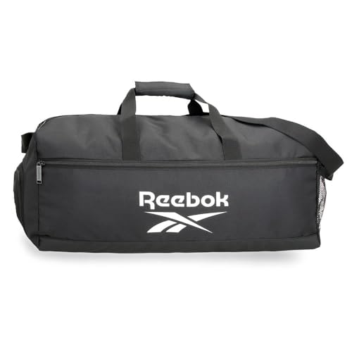 Reebok Ashland Reisetasche, Schwarz, 55 x 25 x 25 cm, Polyester, 34,38 l, Schwarz, Talla única, reisetasche von Reebok