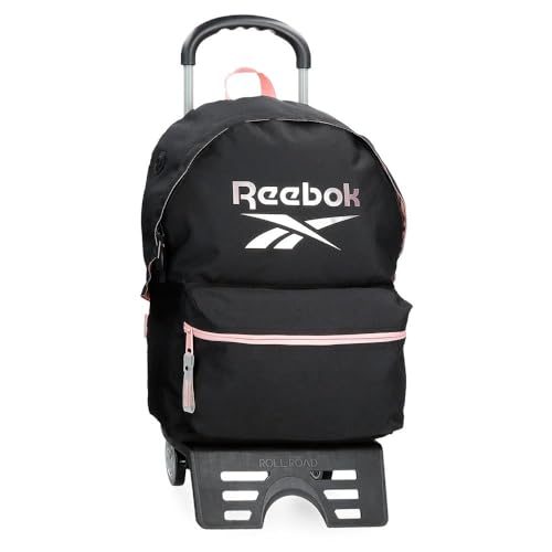 Reebok Beverly Joumma Bags Schulrucksack mit Trolley, Blau, 31 x 44 x 17,5 cm, Polyester, 23,87 l, blau, Schulrucksack mit Trolley von Reebok