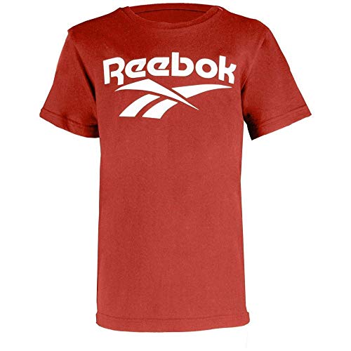 Reebok Big Vector Stacked Logo, Rot, M, Unisex Kinder, Rot von Reebok