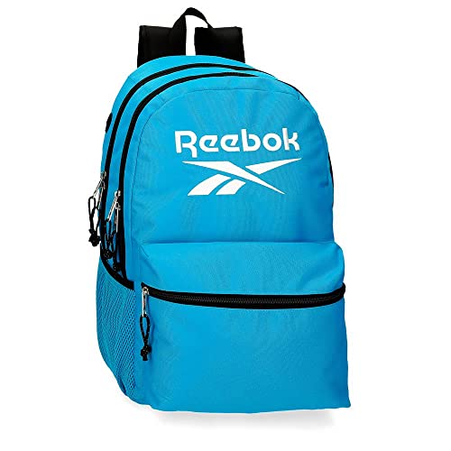 Reebok Boston Doppelfach Schulrucksack Blau 31x44x15 cm Polyester 20,46L von Reebok