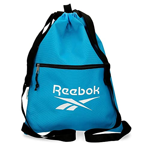 Reebok Boston Bag Rucksack mit Reißverschluss Blau 35x46 cm Polyester von Reebok