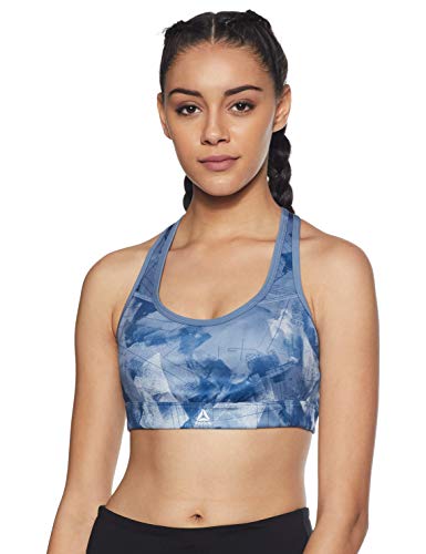 Reebok Damen Hero Run Pad Sport-BH, Blau (blusla), XXS von Reebok