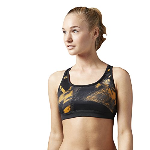 Reebok Damen RE Bra 1 Sportliche Büstenhalter, Schwarz (Negro), 2XS von Reebok