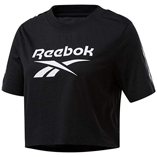 Reebok Damen Te Tape Pack Tee T-Shirt, Black, XL von Reebok
