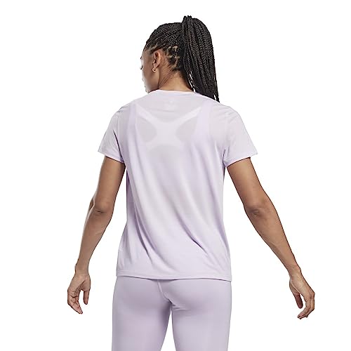 Reebok Damen Workout Ready T-Shirt, Lavender, M von Reebok