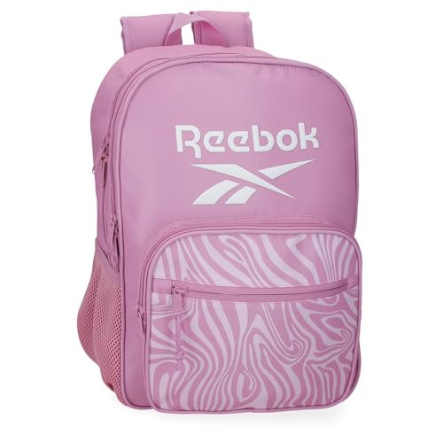 Reebok Festival Schulrucksack, Rosa, 30 x 40 x 12 cm, Polyester, 14,4 l, Rosa, Schulrucksack von Reebok