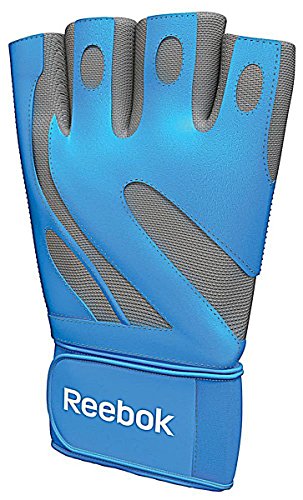 Reebok Fitness Handschuh Glove I30004 / RE0-40133CB Blau / Grau Gr. L von Reebok