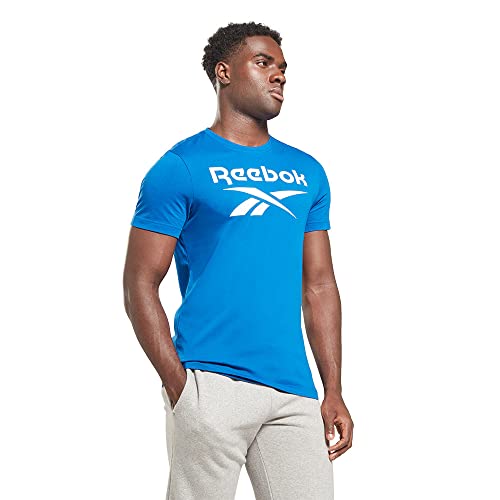 Reebok Herren Identity Big Logo T-Shirt,blau, S von Reebok