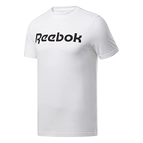 Reebok Herren Gs Reebok Linear Read Tee, White, FP9163, Gr. XS von Reebok