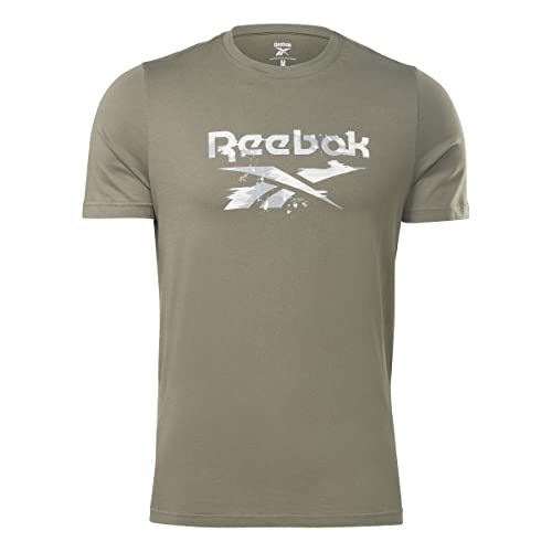 Reebok Herren Modern Camo T-Shirt, Olive, S von Reebok