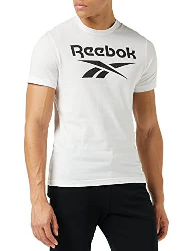 Reebok Herren Ri Big Logo Tee T-Shirts, weiß, L von Reebok