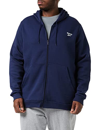 Reebok Herren Ri Left Chest Logo Full Z Jacken, Vector Navy, M von Reebok