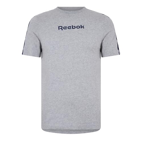Reebok Herren Vector Tape T-Shirt, Grau, L von Reebok