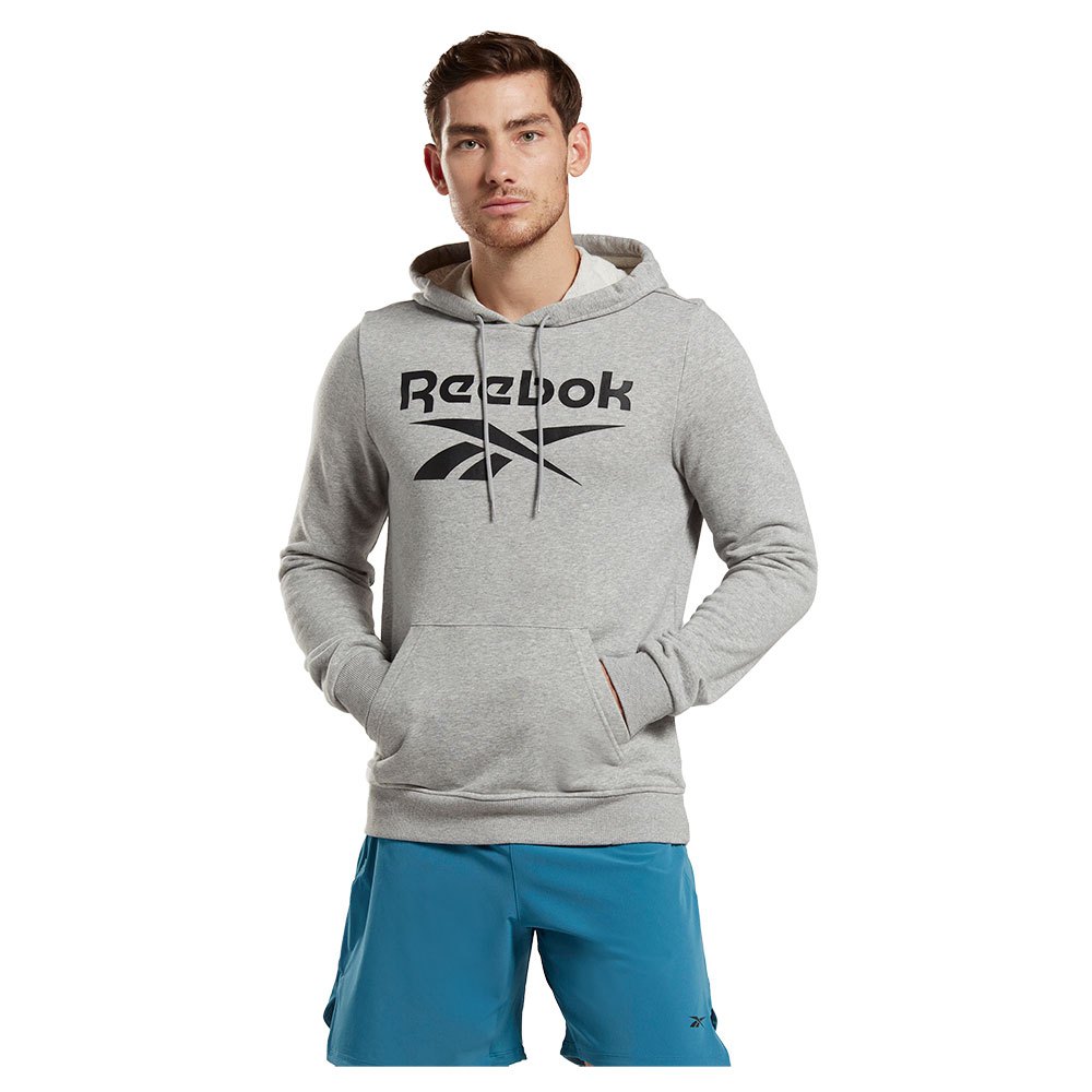 Reebok Identity French Terry Vector Pullover Sweatshirt Grau L Mann von Reebok