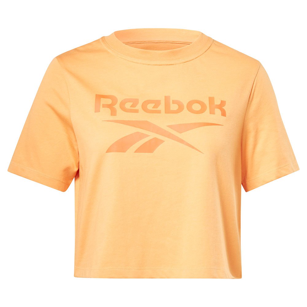 Reebok Identity Short Sleeve T-shirt Orange XS Frau von Reebok