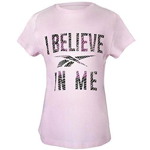 Reebok Mädchen Camiseta Big Believe T-Shirt, Pink, 14 Años von Reebok