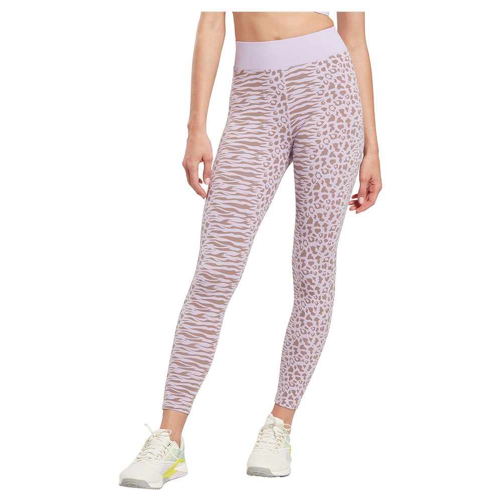 Reebok Modern Safari Cotton Leggings Lila M Frau von Reebok