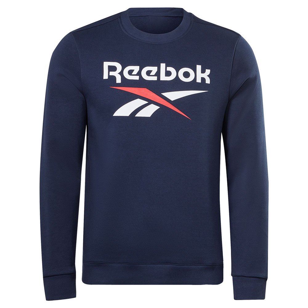 Reebok Ri Flc Big Logo Crew Sweatshirt Blau S Mann von Reebok