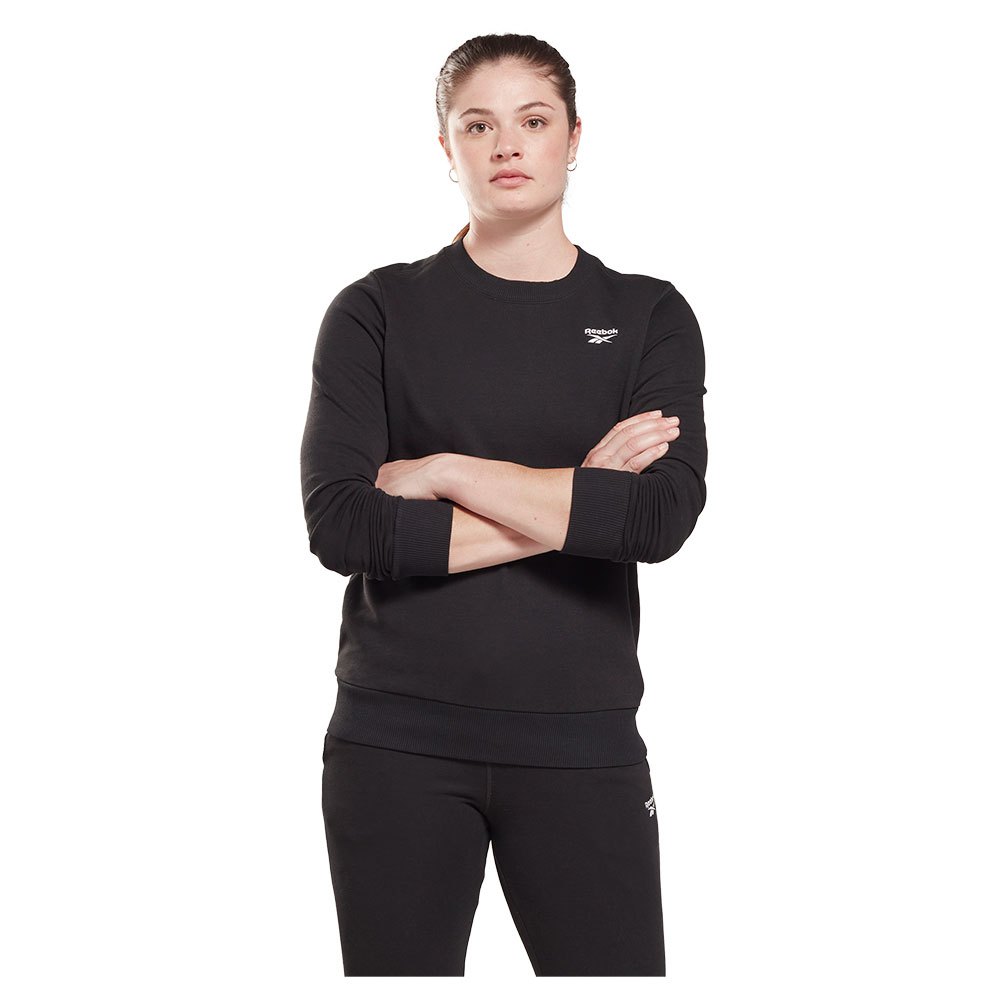 Reebok Ri Sl French Terry Crew Sweatshirt Schwarz M Frau von Reebok