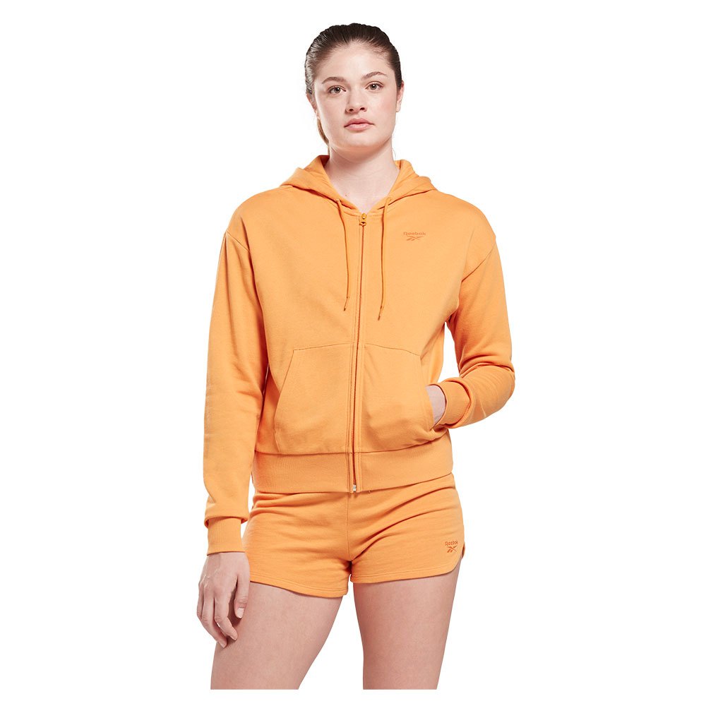 Reebok Ri Sl French Terry Sweatshirt Orange S Frau von Reebok