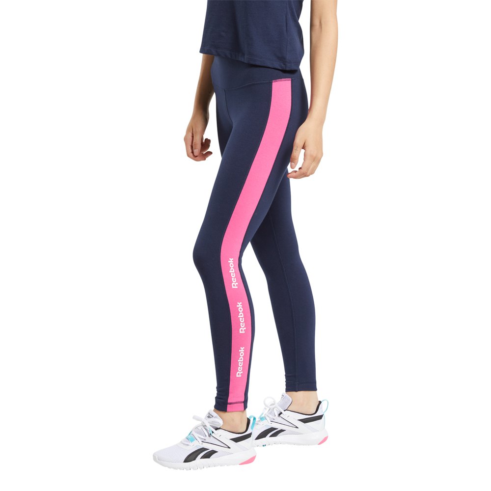 Reebok Te Linear Logo Ct Tight Blau XS Frau von Reebok