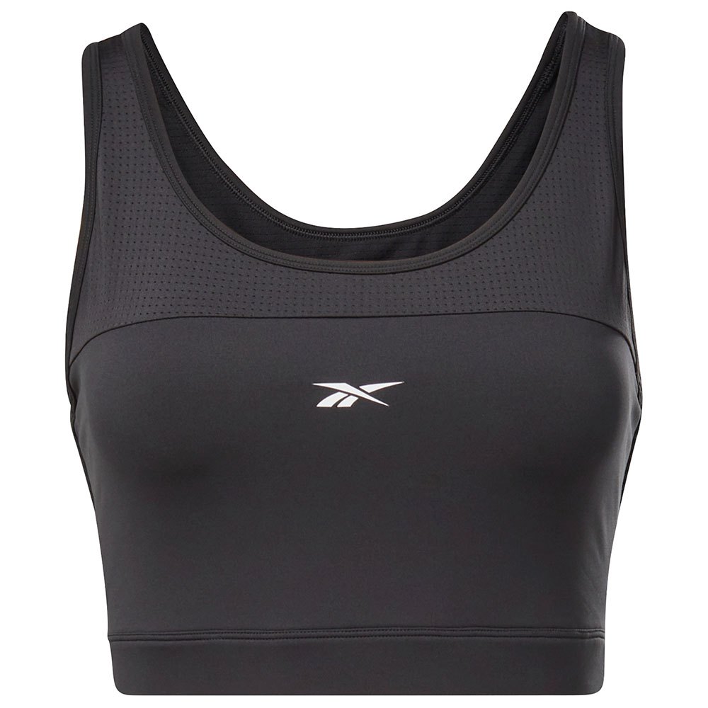 Reebok Wor Mesh Sports Bra Schwarz M Frau von Reebok