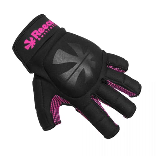 Reece Hockey Handschuh - Kontrollschutzhandschuh - Silikonstollen für Einen Besseren Griff und Einen Vollständigen Schutz - Linkshandschuh - Schwarz - Größe S von Reece