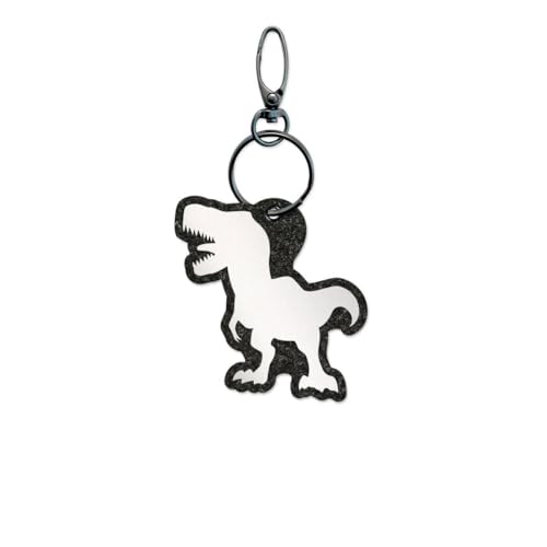 Reflexy Dinosaurier Tyrannosaurus Rex Reflektoranhänger - Recycling-Filz Fußgängerreflektor Reflektor-Anhänger Tyrannosaurus Rex T-Rex Dino Dinosaurier Kreidezeit von Reflexy