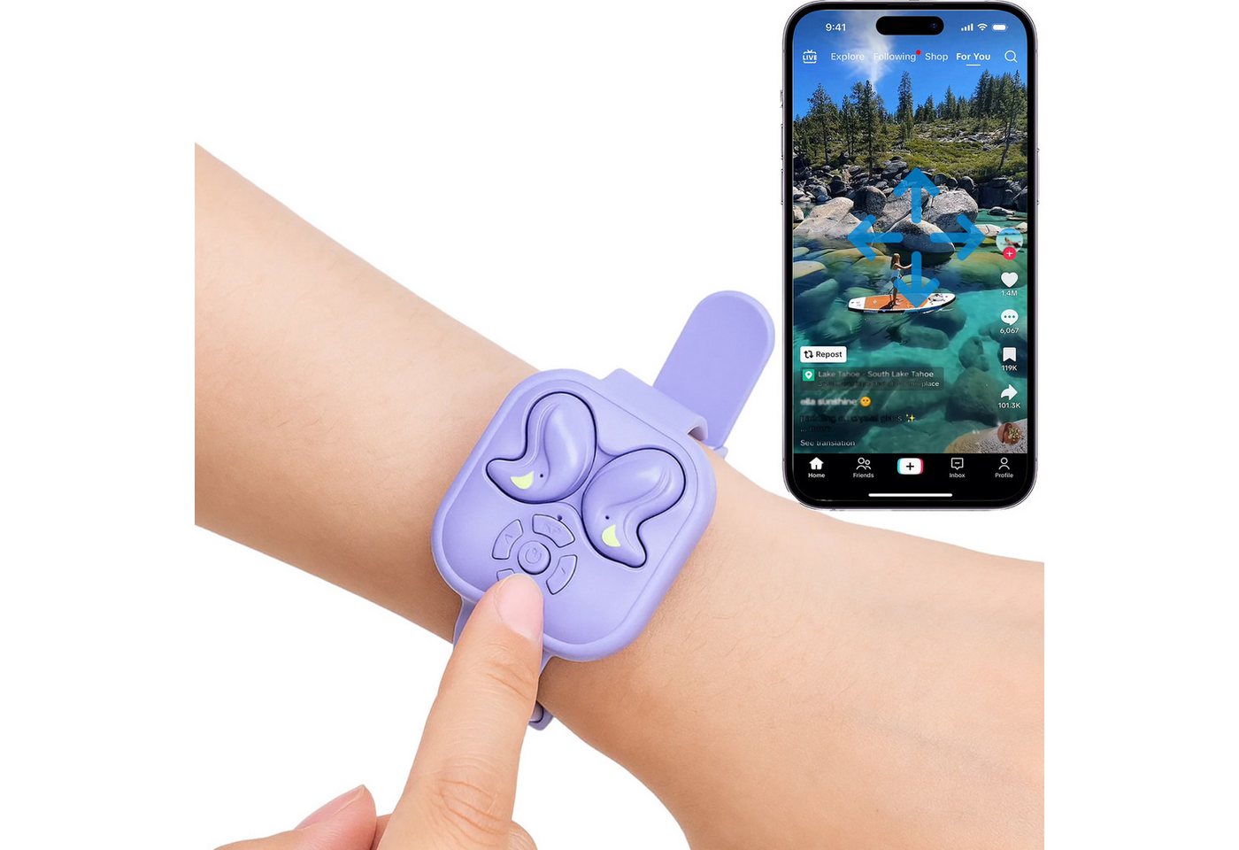 Refttenw Bluetooth Kopfhörer Schlafen, Schlafkopfhörer Seitenschläfer wireless In-Ear-Kopfhörer (App Steuerung, Bluetooth 5.4, mit Ladeetui, HiFi Stereo Ohrhörer, Leicht & Bequem) von Refttenw