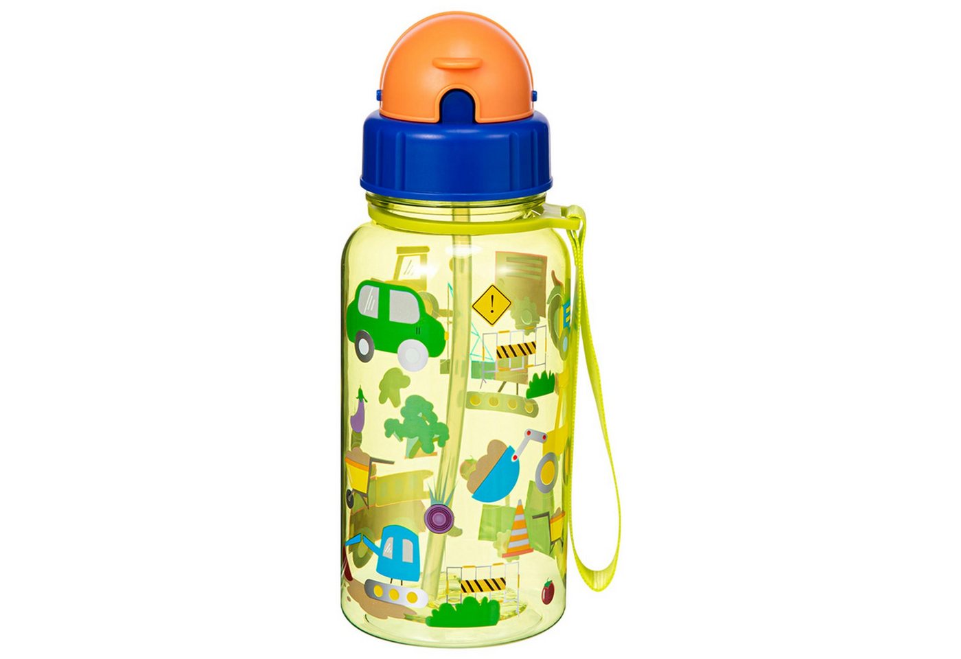 Refttenw Trinkflasche Kindertrinkflasche,Sport Wasserflasche mit Strohhalm,500ml von Refttenw