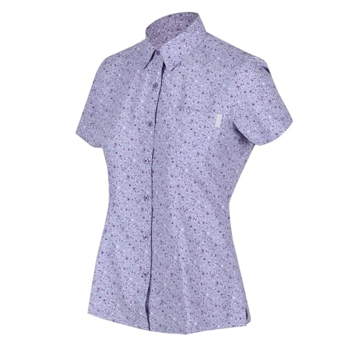 Mindano V Schnelltrocknendes, absorbierendes Shirt mit Brusttaschen, LilcBlmPetal, Large von Regatta