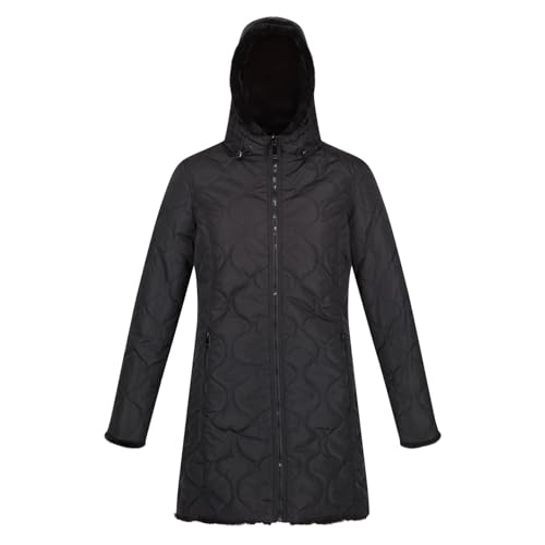 Regatta Damen Caileigh Baffled Quilted Jackets, Black(Black), M EU von Regatta
