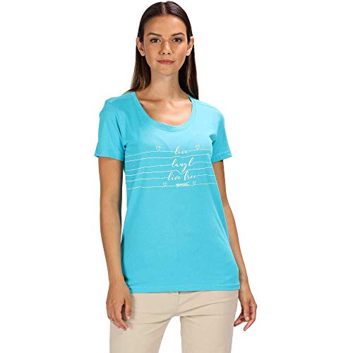 Regatta Damen Filandra Iii Coolweave Cotton Graphic Print T-Shirt von Regatta