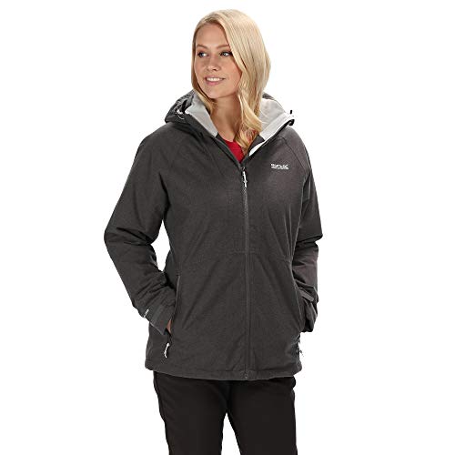 Regatta Damen Highside IV wasserdichte & Atmungsaktive Thermo-Guard isolierte abnehmbare Kapuzenjacke wasserdicht 3XL Magnet von Regatta