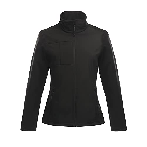 Regatta Damen Octagon Ii Softshell-Jacke mit 3 Schichten Membran, Schwarz, 44 von Regatta