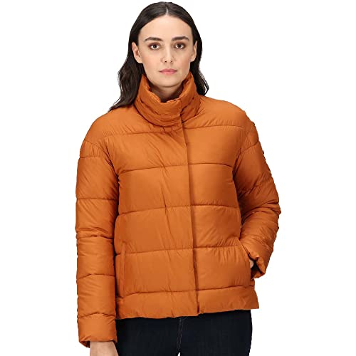 Regatta Damen Raegan Baffled Quilted Jackets, CopperAlmond, L EU von Regatta