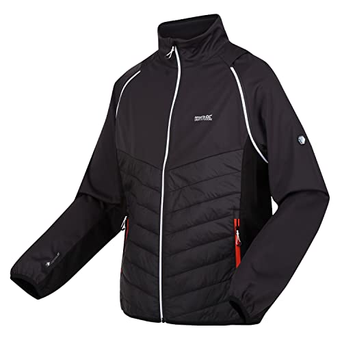 Regatta Herren 2in1 Daunenjacke/Weste Steren Hybrid ash/Black - L von Regatta