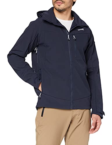 Regatta Hewitts Herren VII Wasser- und Winddichte Softshell-Jacke, Navy, 3X-Large von Regatta