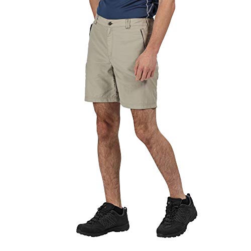 Regatta Leesville II Herren Wander-Shorts, leicht, wasserabweisend, UV-Schutz XXXX-Large pargament von Regatta