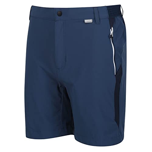 Regatta Mountain Shorts II Wanderhose für Herren, Farbe:Blau, Größe:56 von Regatta
