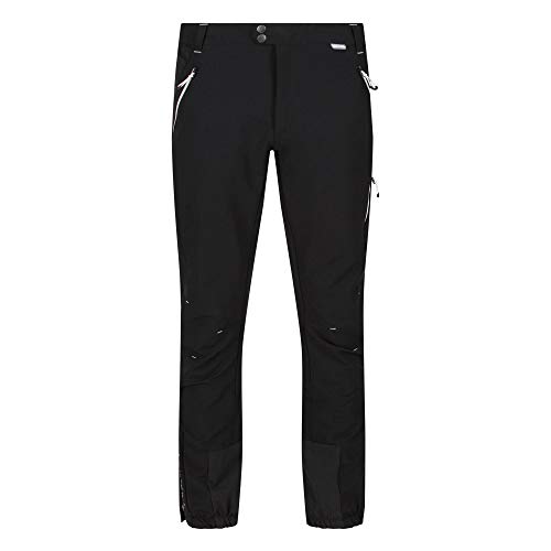 Regatta Mountain Winter Trousers Herrenhose, Stretch, sehr dehnbar, wasserabweisend, mit elastischem Bund und Reißverschlusstaschen von Regatta