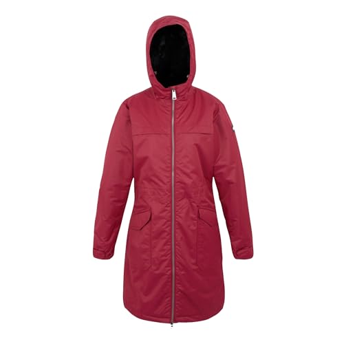 Regatta Romine II Isolierte wasserdichte Damenjacke, Rumba-Rot/Schwarz, Größe 38 von Regatta