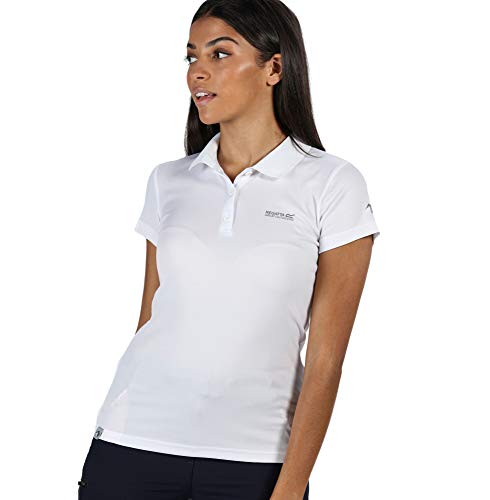 Regatta Women Maverick V' Quick Drying Active Short Sleeve T-Shirts/Polos/Vests, White, 10 von Regatta