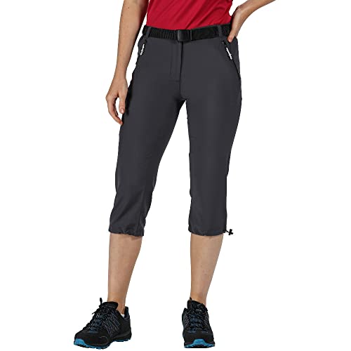 Regatta Xert Leichte, schnelltrocknende und Wasserabweisende Stretch-Caprihose mit Reißverschlusstaschen von Regatta