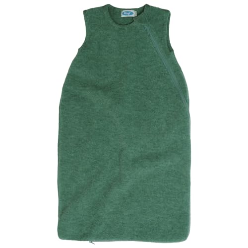Reiff - Fleeceschlafsack ohne Arm aus Bio Merino Wolle Baby-/Kinderschlafsack (Salbei, 50/56) von Reiff