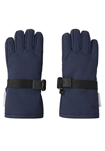 Reima Kids Tartu Gloves Blau - Primaloft Klassische wasserdichte Kinder Handschuhe, Größe 7 - Farbe Navy von Reima