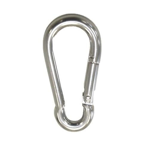 Karabinerhaken Ø 3 x 30 mm aus Edelstahl V4A 1 Stück A4 Karabiner Karabiener von Reinartz