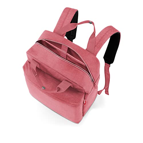reisenthel allday backpack M - vielseitiger Rucksack für Alltag, Reisen, Einkaufen oder Arbeit - wasserabweisend, Handgepäck zugelassen, Farbe:twist berry von reisenthel