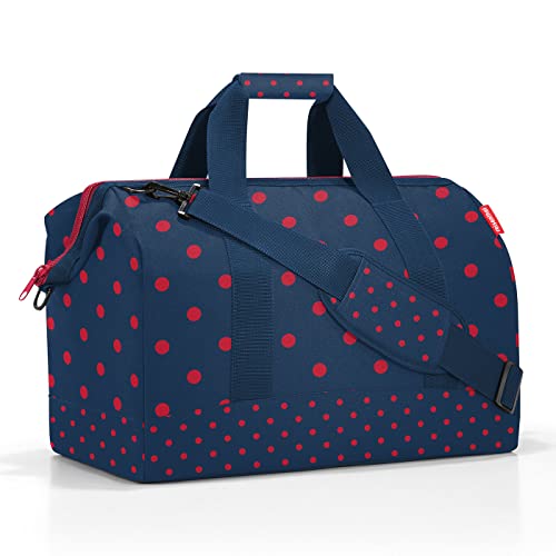 reisenthel allrounder L mixed red dots Vielfältige Doktortasche zum Reisen, für die Arbeit oder Freizeit Mit funktional-stylischem Design von reisenthel