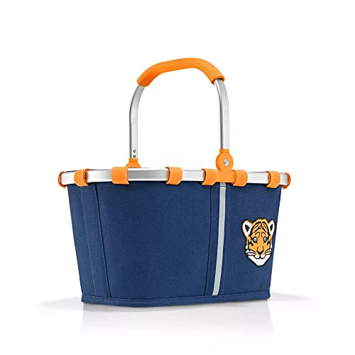 Reisenthel IA4077 carrybag XS Kids Tiger Navy Blau Einkaufskorb für Jungen und Mädchen aus wasserabweisendem Polyestergewebe mit 5 Liter Volumen - Maße (B x H x T in cm): 33,5 x 18 x 19,5 von reisenthel